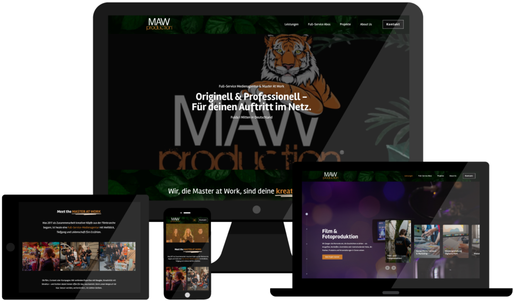 Webdesign Mock-Up